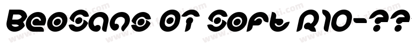 BeoSans OT Soft R10字体转换